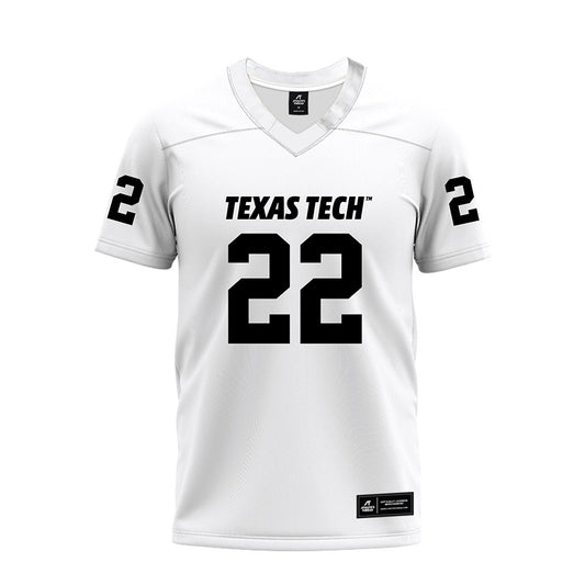 Texas Tech - NCAA Football : Marcus Ramon-Edwards - White Premium Football Jersey-0
