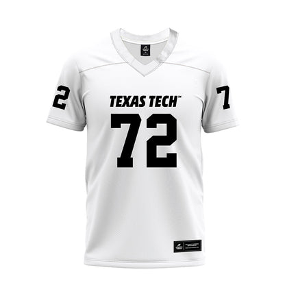 Texas Tech - NCAA Football : Sheridan Wilson - White Premium Football Jersey-0