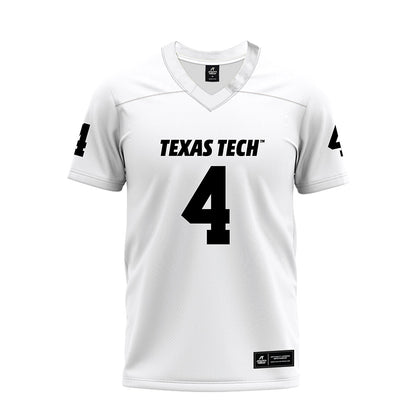 Texas Tech - NCAA Football : Kenny Johnson - White Premium Football Jersey-0