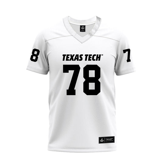 Texas Tech - NCAA Football : Ellis Davis - White Premium Football Jersey-0