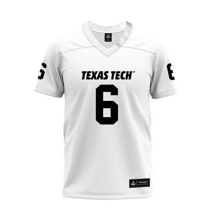 Texas Tech - NCAA Football : Jalen Jones - White Premium Football Jersey-0