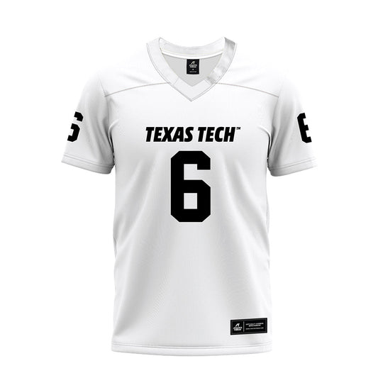 Texas Tech - NCAA Football : Jalen Jones - White Premium Football Jersey-0