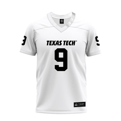 Texas Tech - NCAA Football : Corey Platt Jr - White Premium Football Jersey-0