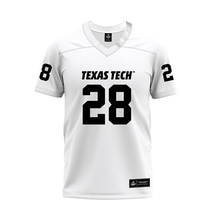 Texas Tech - NCAA Football : Ashton Rowden - White Premium Football Jersey-0