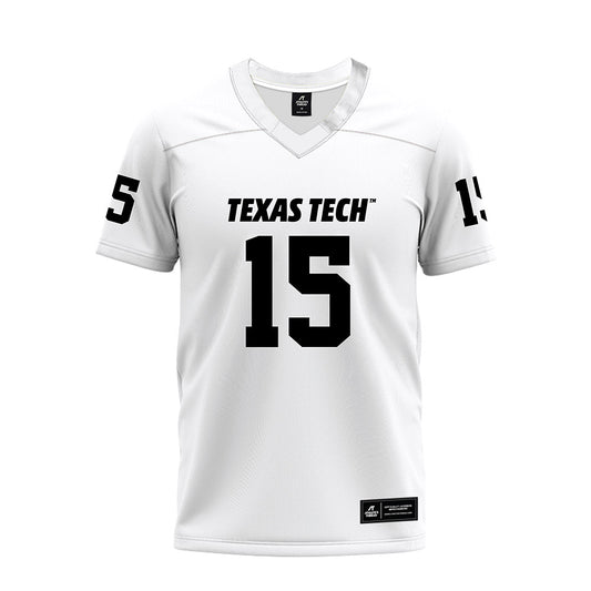 Texas Tech - NCAA Football : Will Hammond - White Premium Football Jersey-0