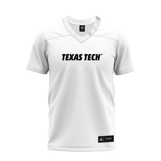 Texas Tech - NCAA Football : Will Karoll - White Premium Football Jersey-0