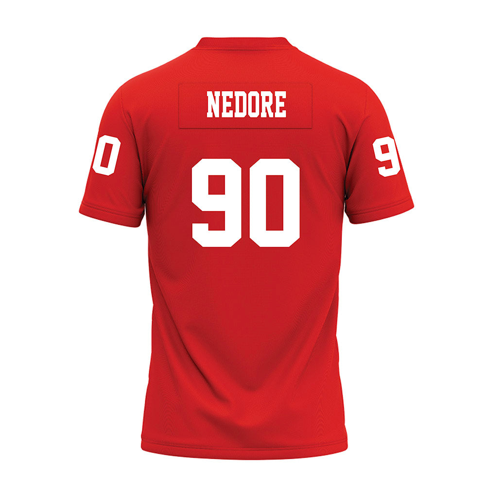 Texas Tech - NCAA Football : Ansel Nedore - Red Premium Football Jersey-1