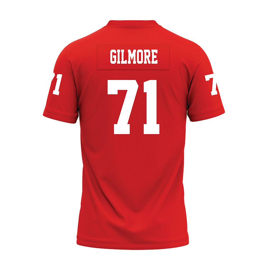 Texas Tech - NCAA Football : Bryce Gilmore - Red Premium Football Jersey-1