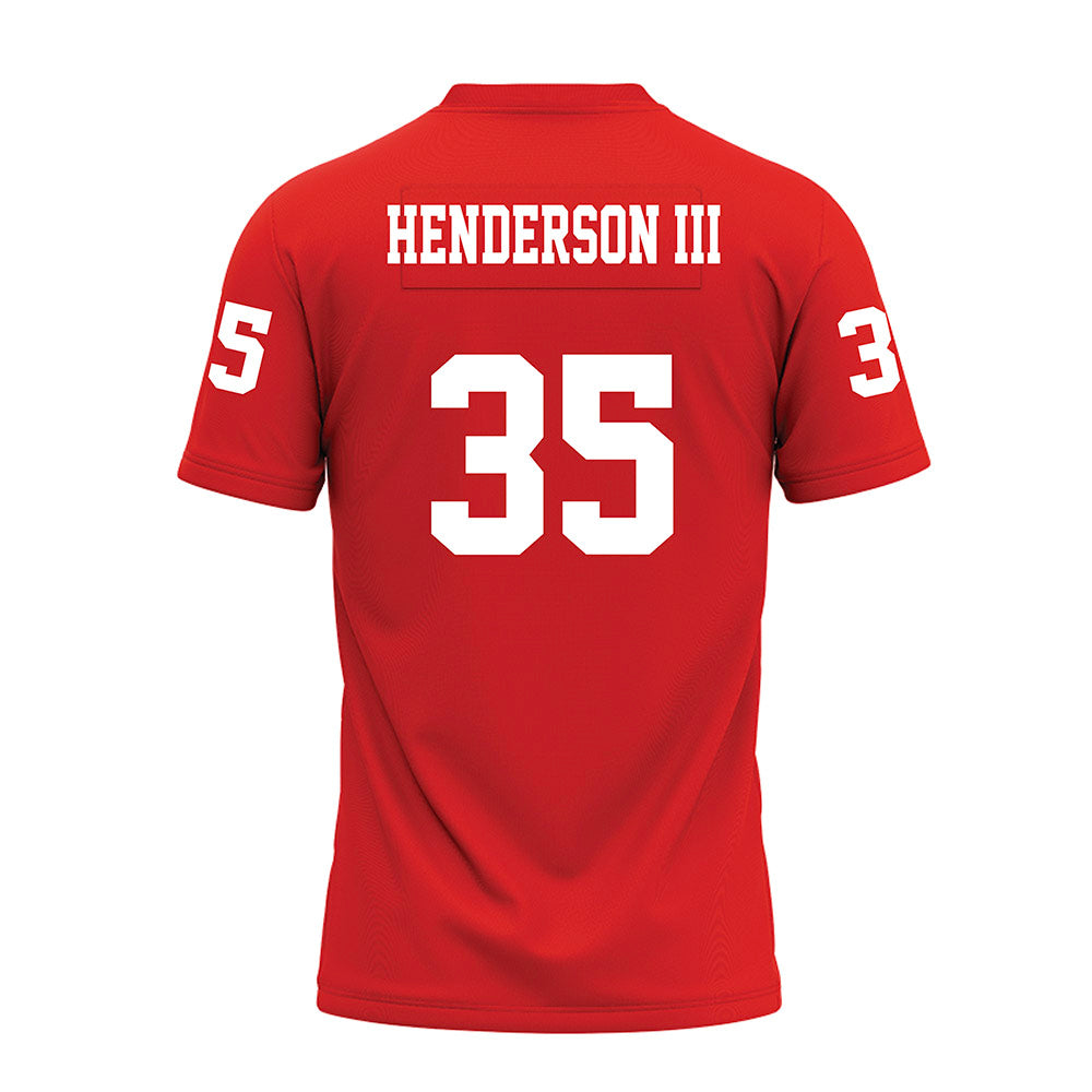 Texas Tech - NCAA Football : Michael Henderson III - Red Premium Football Jersey-1