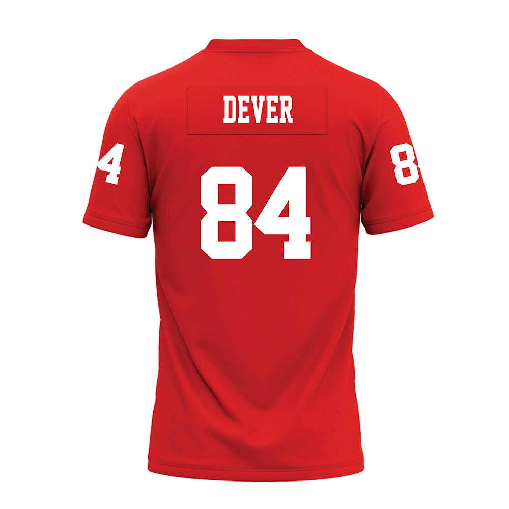 Texas Tech - NCAA Football : Michael Dever - Red Premium Football Jersey-1