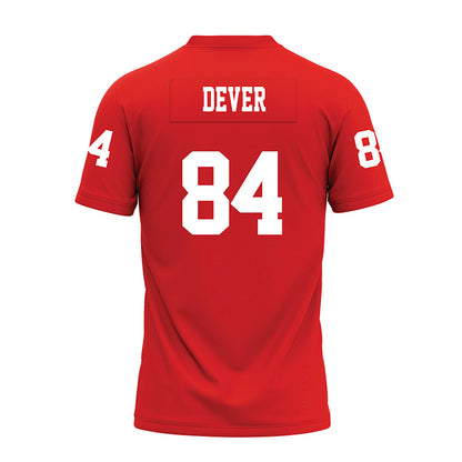 Texas Tech - NCAA Football : Michael Dever - Red Premium Football Jersey-1