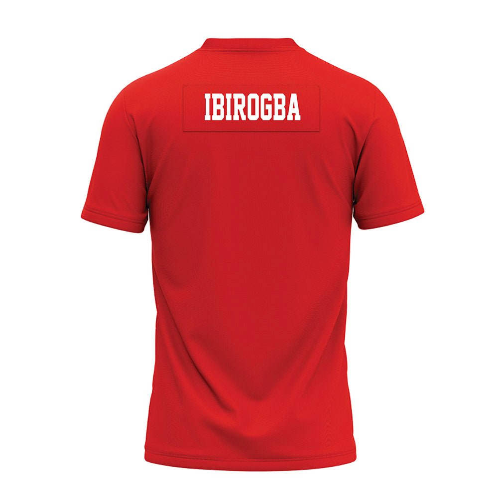 Texas Tech - NCAA Football : Mateen Ibirogba - Red Premium Football Jersey-1