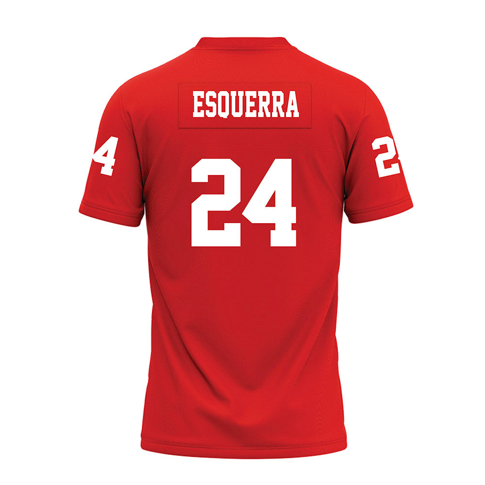Texas Tech - NCAA Football : Malik Esquerra - Red Premium Football Jersey-1