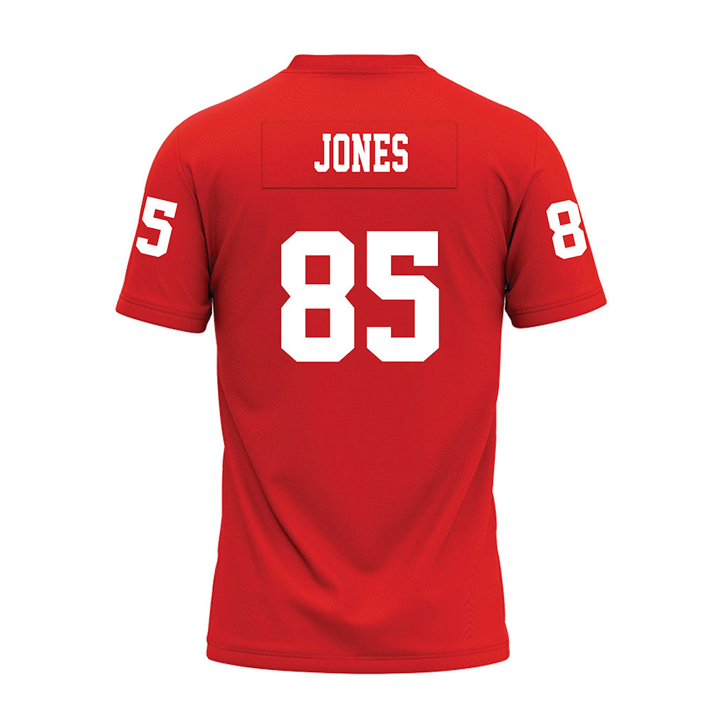 Texas Tech - NCAA Football : Bryson Jones - Red Premium Football Jersey-1
