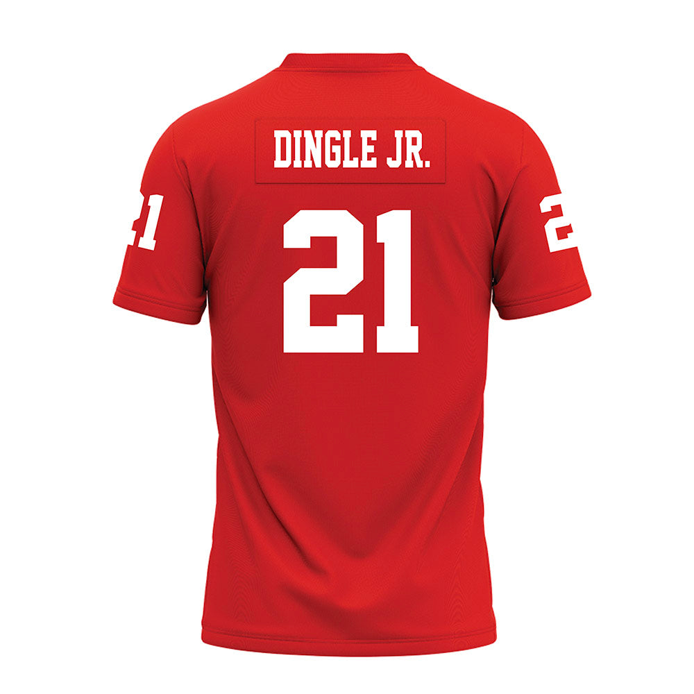 Texas Tech - NCAA Football : Miquel Dingle Jr. - Red Premium Football Jersey-1