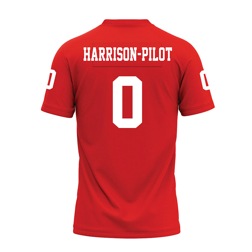Texas Tech - NCAA Football : Mikal Harrison-Pilot - Red Premium Football Jersey-1