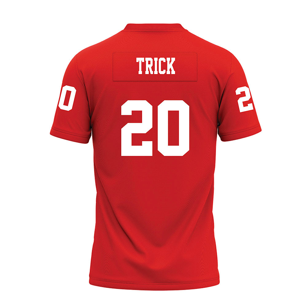 Texas Tech - NCAA Football : Adam Trick - Red Premium Football Jersey-1