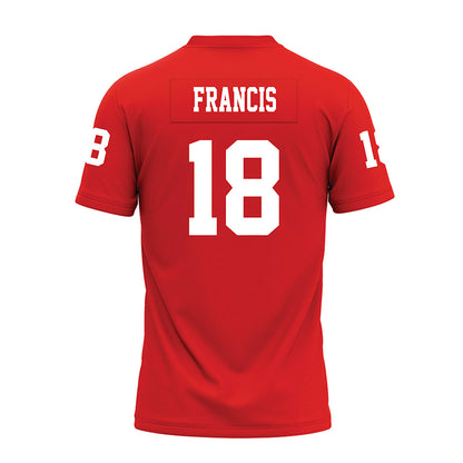 Texas Tech - NCAA Football : Kirk Francis - Red Premium Football Jersey-1