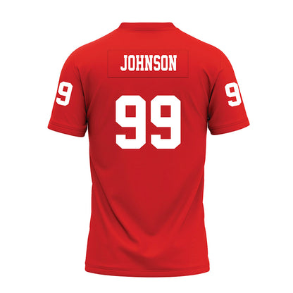 Texas Tech - NCAA Football : Jojo Johnson - Red Premium Football Jersey-1