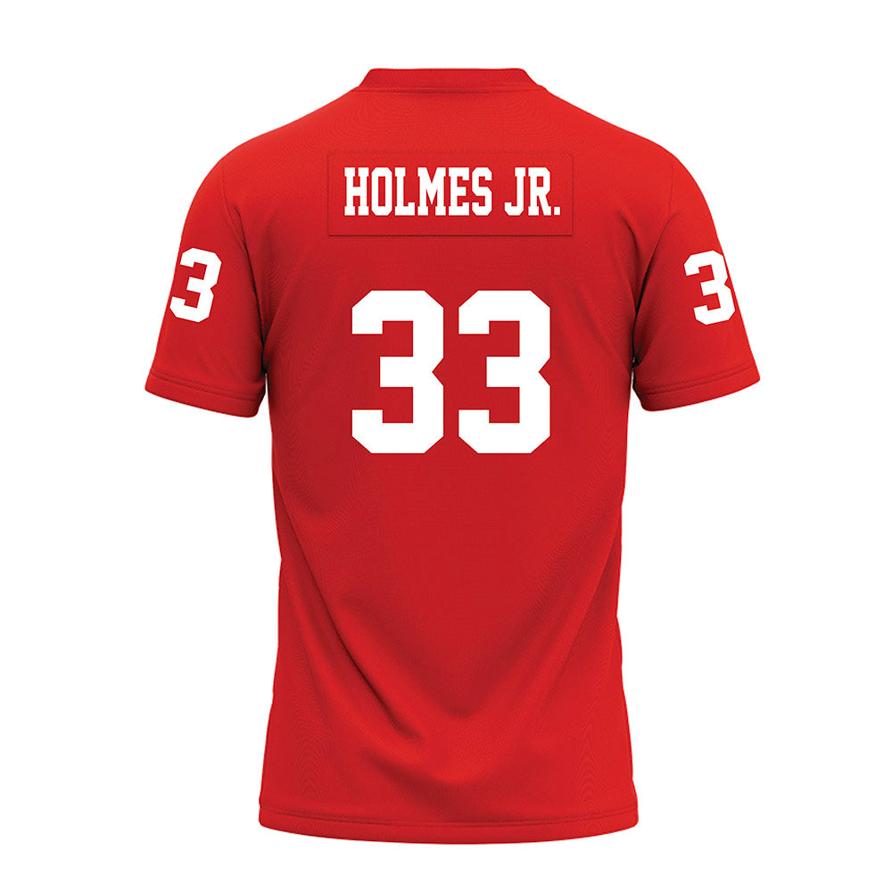 Texas Tech - NCAA Football : A.J. Holmes Jr. - Red Premium Football Jersey-1