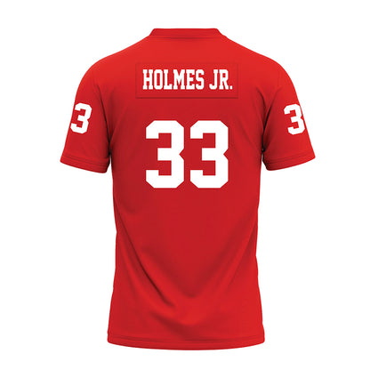 Texas Tech - NCAA Football : A.J. Holmes Jr. - Red Premium Football Jersey-1