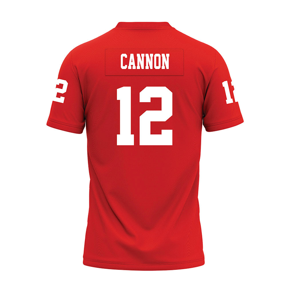 Texas Tech - NCAA Football : Stephen Cannon - Red Premium Football Jersey-1
