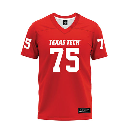 Texas Tech - NCAA Football : Garin Maley - Red Premium Football Jersey-0