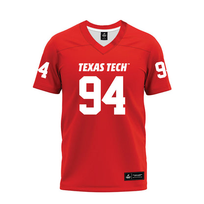 Texas Tech - NCAA Football : Braylon Rigsby - Red Premium Football Jersey-0