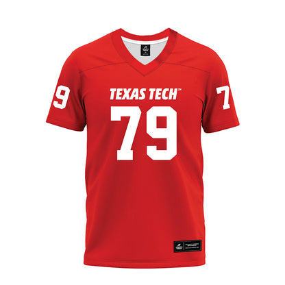 Texas Tech - NCAA Football : Howard Sampson - Red Premium Football Jersey-0