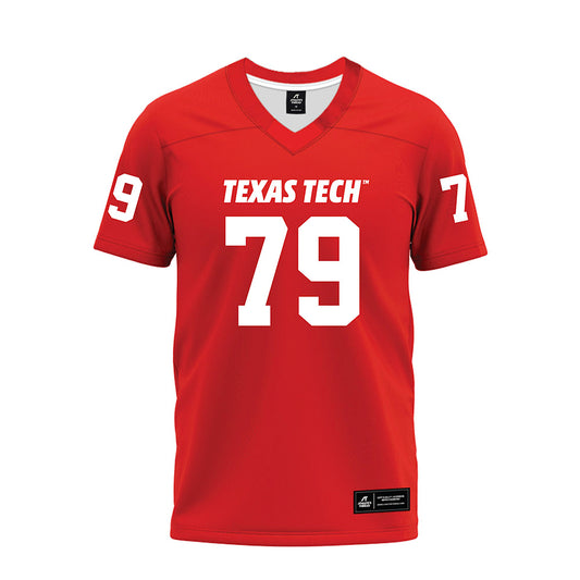 Texas Tech - NCAA Football : Howard Sampson - Red Premium Football Jersey-0