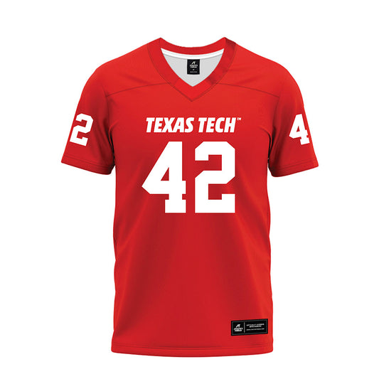 Texas Tech - NCAA Football : Marcus Ramon-Edwards - Red Premium Football Jersey-0