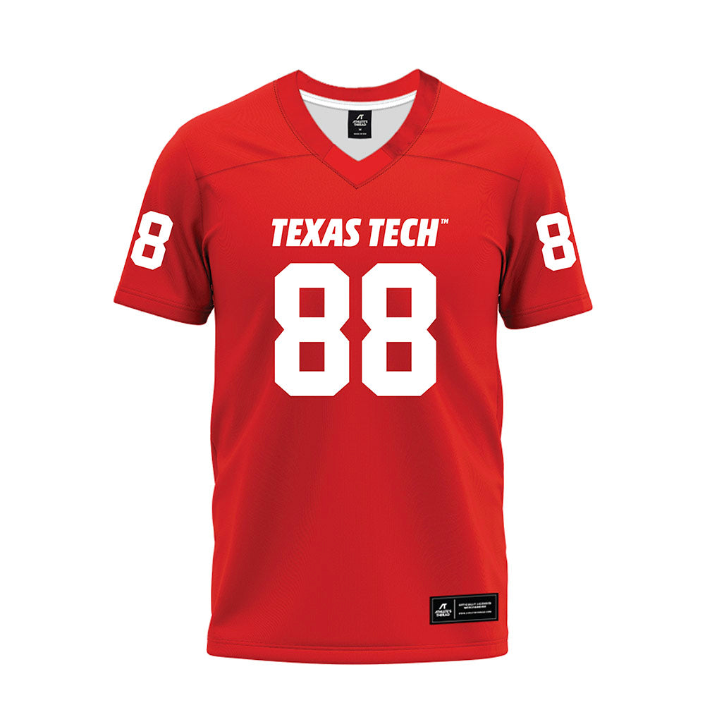 Texas Tech - NCAA Football : Quintaelyn Joyner - Red Premium Football Jersey-0