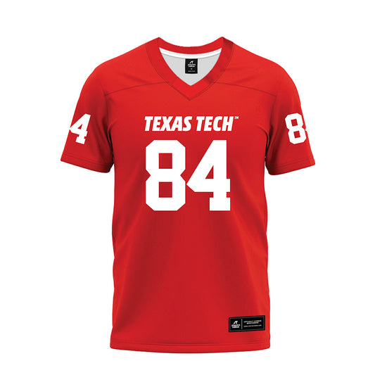 Texas Tech - NCAA Football : Michael Dever - Red Premium Football Jersey-0