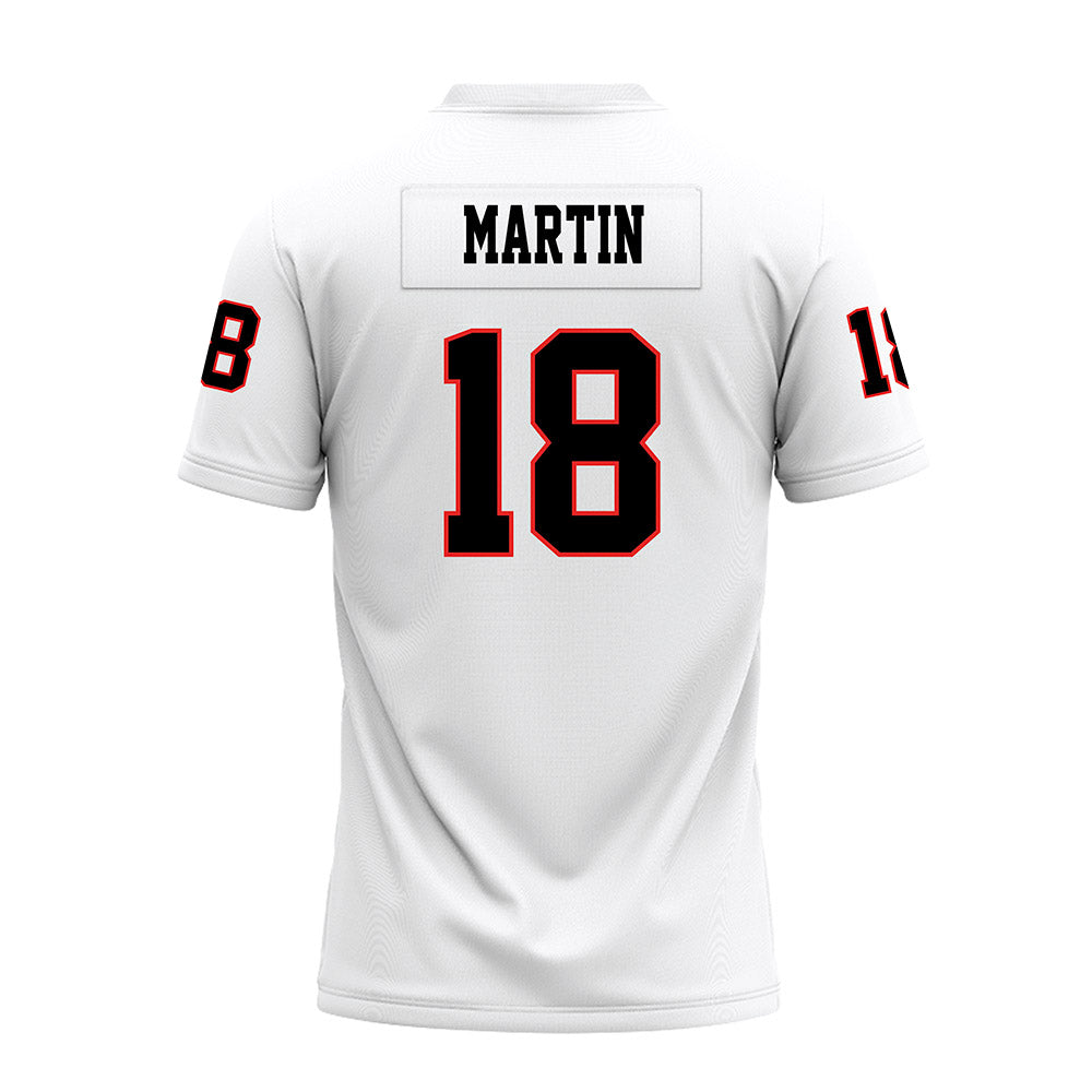 Texas Tech - NCAA Football : SVioarean Martin - White Premium Football Jersey-1