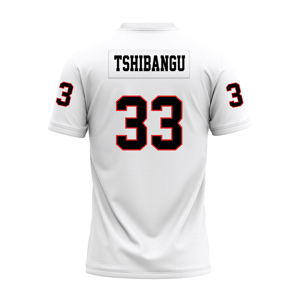 Texas Tech - NCAA Football : Loic Tshibangu - White Premium Football Jersey-1