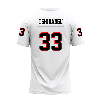 Texas Tech - NCAA Football : Loic Tshibangu - White Premium Football Jersey-1