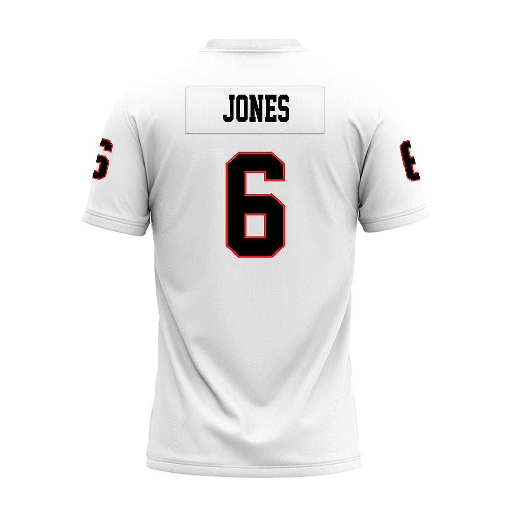 Texas Tech - NCAA Football : Jalen Jones - White Premium Football Jersey-1
