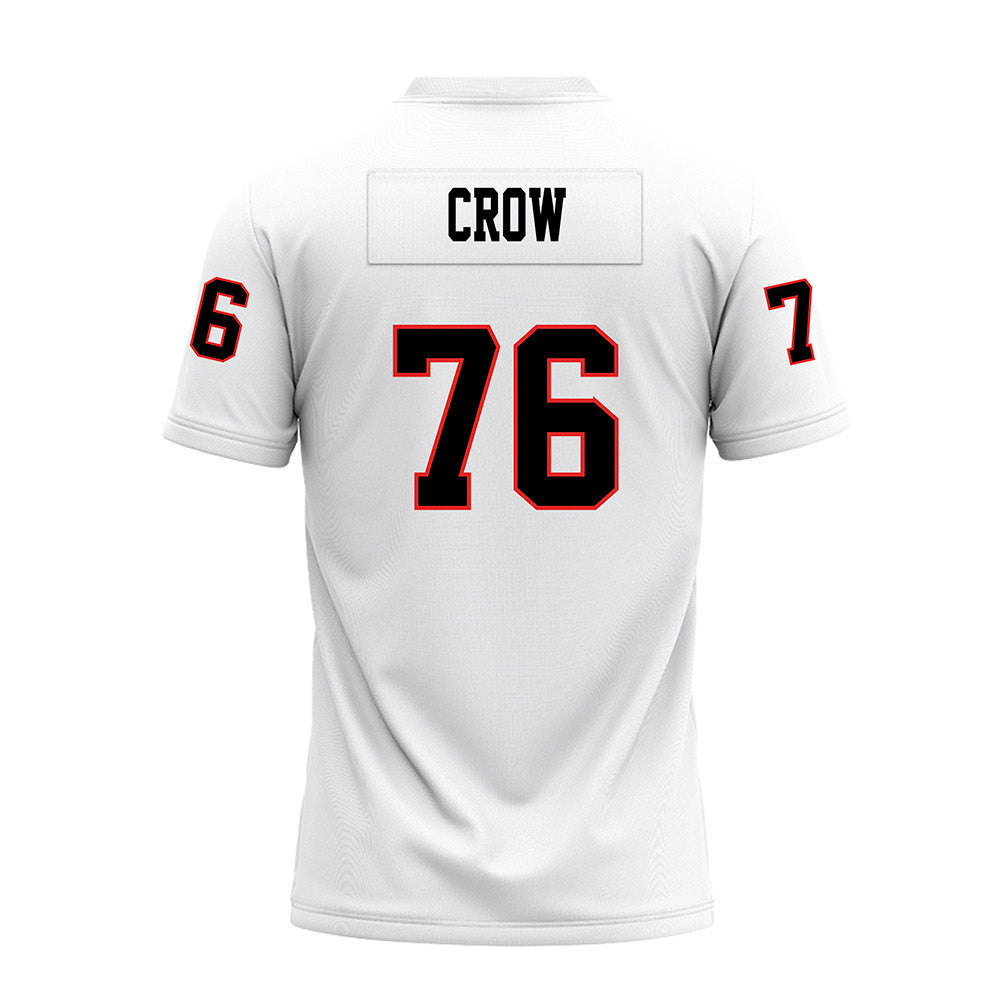 Texas Tech - NCAA Football : Jacob Crow - White Premium Football Jersey-1