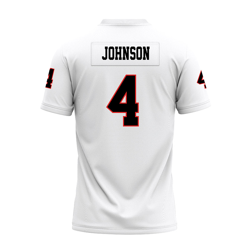 Texas Tech - NCAA Football : Kenny Johnson - White Premium Football Jersey-1