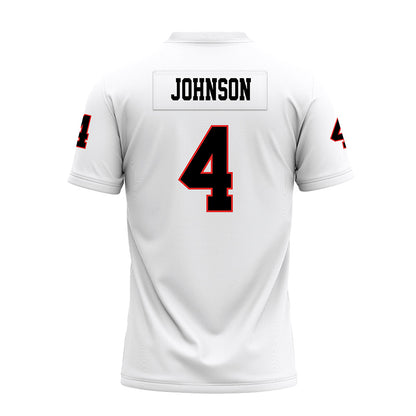 Texas Tech - NCAA Football : Kenny Johnson - White Premium Football Jersey-1