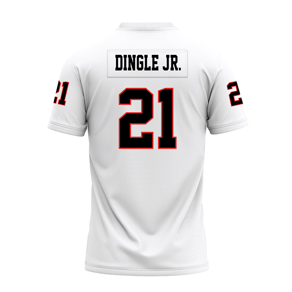 Texas Tech - NCAA Football : Miquel Dingle Jr. - White Premium Football Jersey-1