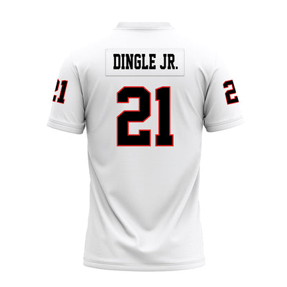 Texas Tech - NCAA Football : Miquel Dingle Jr. - White Premium Football Jersey-1