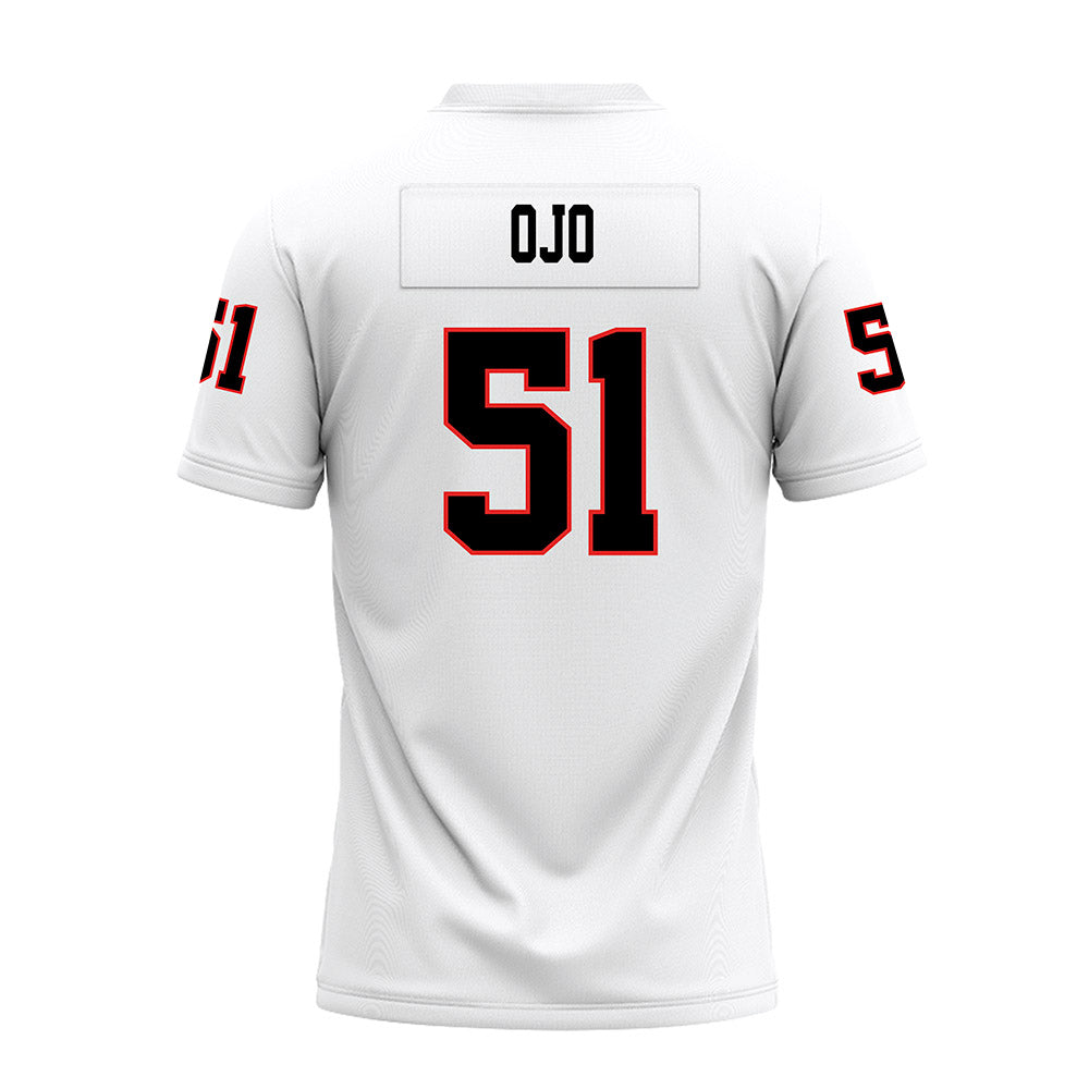 Texas Tech - NCAA Football : Felix Ojo - White Premium Football Jersey-1