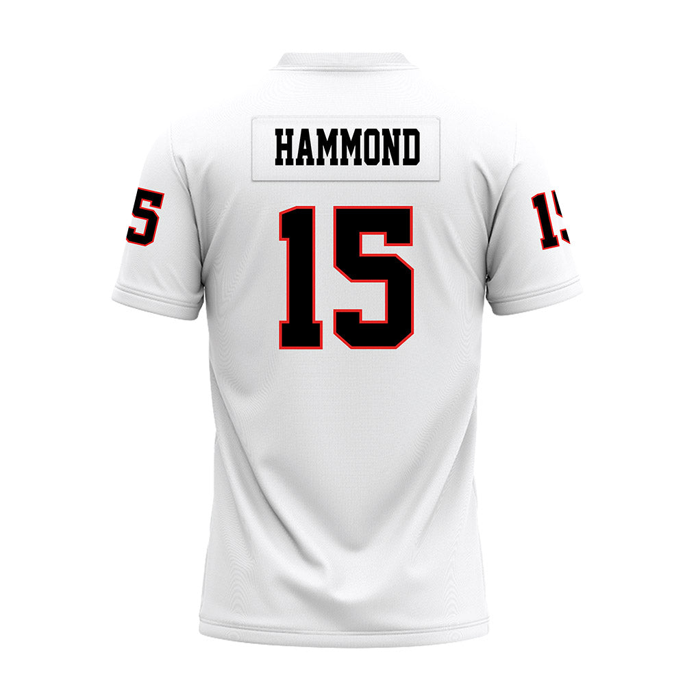 Texas Tech - NCAA Football : Will Hammond - White Premium Football Jersey-1