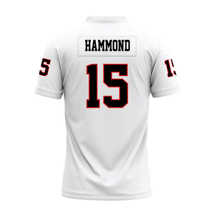 Texas Tech - NCAA Football : Will Hammond - White Premium Football Jersey-1