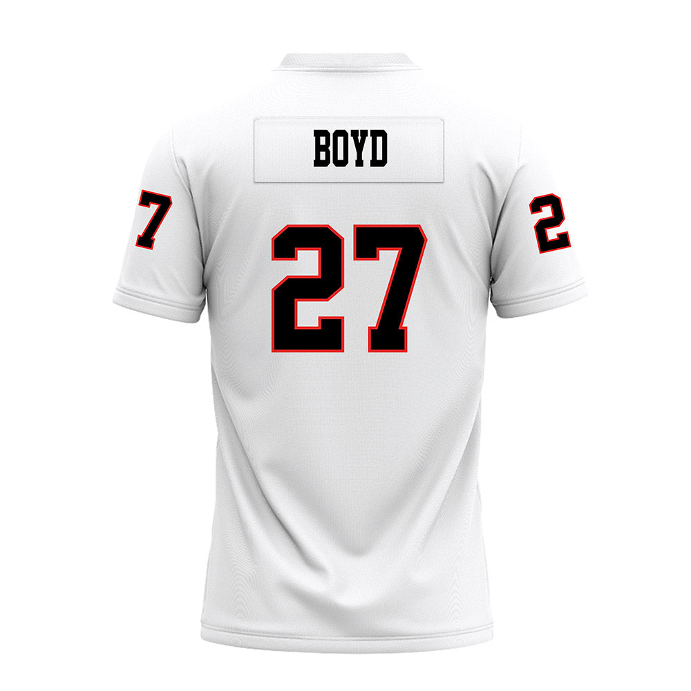 Texas Tech - NCAA Football : Amier Boyd - White Premium Football Jersey-1