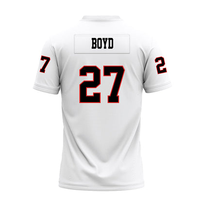Texas Tech - NCAA Football : Amier Boyd - White Premium Football Jersey-1