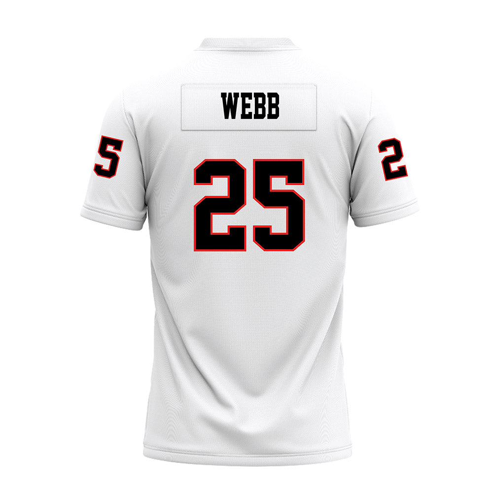 Texas Tech - NCAA Football : Donovan Webb - White Premium Football Jersey-1