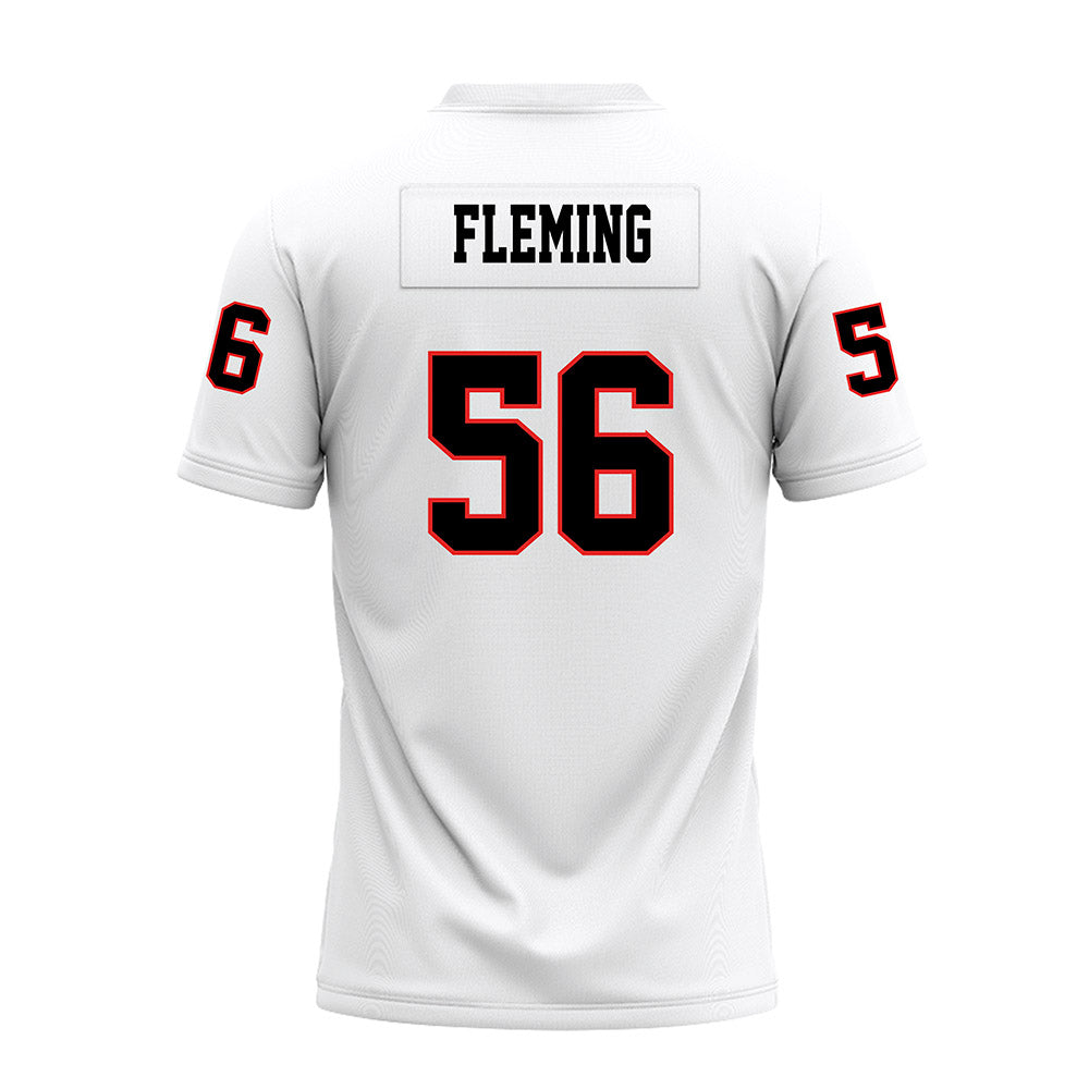 Texas Tech - NCAA Football : Amarie Fleming - White Premium Football Jersey-1