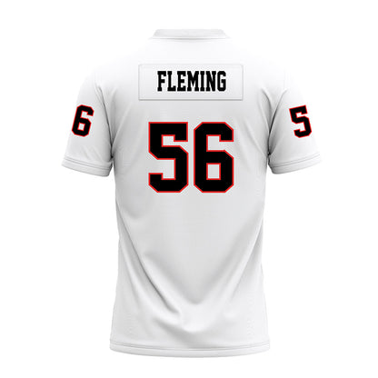 Texas Tech - NCAA Football : Amarie Fleming - White Premium Football Jersey-1